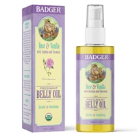 Badger Organic Pregnant Belly Oil Rose & Vanilla