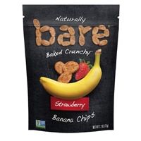 Bare Non-GMO Baked Crunchy Banana Chips Strawberry