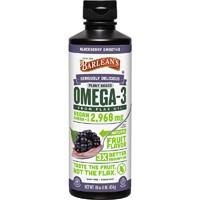 Barlean's Omega-3 Plant-Based Flax Oil Blackberry Smoothie