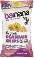 Barnana Organic Ridged Plantain Chips Himalayan Pink Sea Salt