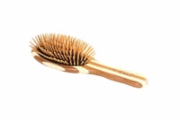 Bass The Green Brush Small Oval Hairbrush with Bamboo Pins & Bamboo Handle