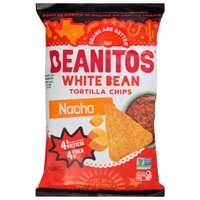 Beanitos White Bean Tortilla Chips Gluten Free Nacho Cheese