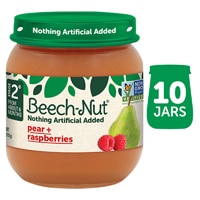 Beech-Nut Baby Food Puree 6+ Months Pear & Raspberries