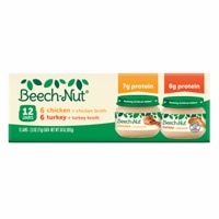 Beech-Nut Baby Food Puree Meat 4+ Months Chicken + Turkey