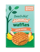 Beech-Nut Jammin' Waffle 12+ Months Snack Peach Mango