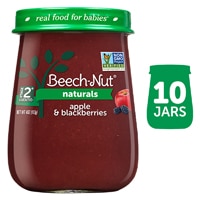 Beech-Nut Naturals Baby Food Puree 6+ Months Apples & Blackberries