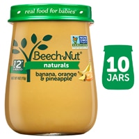 Beech-Nut Naturals Baby Food Puree 6+ Months Banana Orange Pineapple