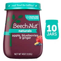 Beech-Nut Naturals Immunity Support 8+ Months Apple Blueberries & Ginger