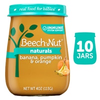 Beech-Nut Naturals Immunity Support 8+ Months Banana Pumpkin & Orange