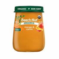 Beech-Nut Organics Baby Food Puree Jar 6+ Months Mango Carrot