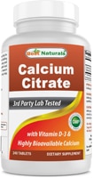 Best Naturals Calcium Citrate with Vitamin D3