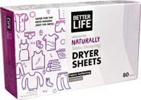 Better Life Naturally Static-Stomping Dryer Sheets Unscented