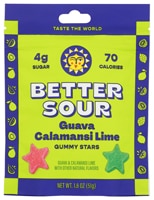 Better Sour Gummy Stars Guava Calamansi Lime