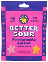 Better Sour Gummy Stars Pomegranate Apricot