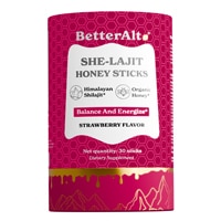 Betteralt Himalayan She-lajit Honey Sticks With Shatavari & Saffron Strawberry
