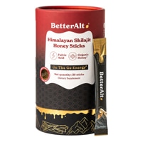 Betteralt Himalayan Shilajit Honey Sticks - For Energy Boost & Immune Support Cinnamon