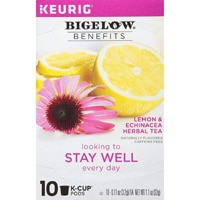 Bigelow Tea Benefits Stay Well Lemon and Echinacea Herbal Tea