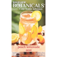 Bigelow Tea Botanicals Caffeine Free Cold Water Infusion Peach Lemonade Acai