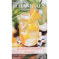 Bigelow Tea Botanicals Caffeine Free Cold Water Infusion Pineapple Coconut Mango