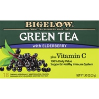 Bigelow Tea Green Tea with Elderberry Plus Vitamin C