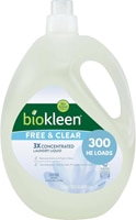 Biokleen Laundry Liquid Free & Clear 300 Loads Fragrance Free