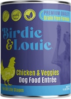 Birdie & Louie Wet Dog Food Chicken & Veggies