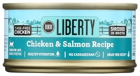 Bixbi Liberty Wet Cat Food Shredded In Broth Chicken & Salmon Recipe