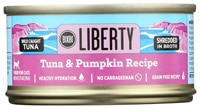 Bixbi Liberty Wet Cat Food Shredded In Broth Tuna & Pumpkin Recipe