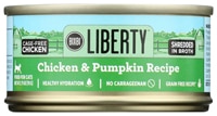Bixbi Liberty Wet Cat Food Shredded in Broth Grain Free Chicken & Pumpkin Recipe
