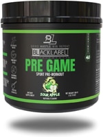 BlackLabel Supplements Pre Game - NSF Certified for Sport Sour Apple