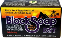 BlockSoap Bar Black Rock Egyptian Musk