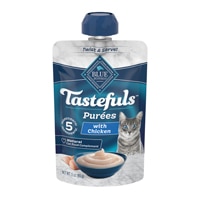 Blue Buffalo Cat Tastefuls Purees Lickable Treat Pouch Chicken