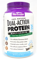 Bluebonnet Nutrition 100% Natural Dual Action Protein Natural French Vanilla
