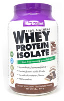 Bluebonnet Nutrition 100% Natural Whey Protein Isolate Natural Chocolate