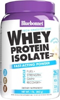 Bluebonnet Nutrition 100% Whey Protein Isolate Natural French Vanilla