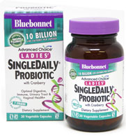 Bluebonnet Nutrition Advanced Choice Ladies' SingleDaily Probiotic