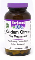 Bluebonnet Nutrition Calcium Citrate Plus Magnesium