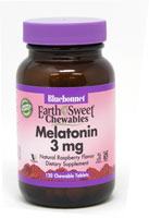 Bluebonnet Nutrition EarthSweet® Chewables Melatonin Raspberry