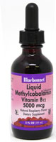 Bluebonnet Nutrition Liquid Methylcobalamin Vitamin B12 Natural Raspberry