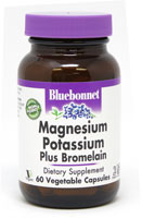 Bluebonnet Nutrition Magnesium Potassium Plus Bromelain