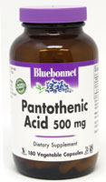 Bluebonnet Nutrition Pantothenic Acid