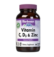 Bluebonnet Nutrition Vitamin C D3 & Zinc