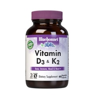 Bluebonnet Nutrition Vitamin D3 & K2