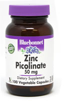 Bluebonnet Nutrition Zinc Picolinate