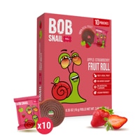 Bob Snail Fruit Rolls Non-GMO Apple Strawberry