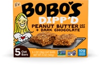 Bobo's Gluten Free Dipped Peanut Butter Oat Bar + Dark Chocolate