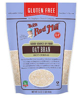 Bob's Red Mill Gluten Free Oat Bran Hot Cereal