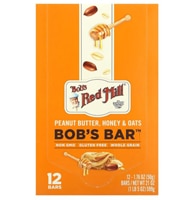 Bob's Red Mill Gluten Free Peanut Butter & Honey Oats Bar