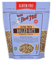 Bob's Red Mill Gluten Free Whole Grain Rolled Oats Extra Thick