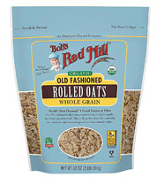 Bob's Red Mill Organic Whole Grain Rolled Oats Old Fashioned